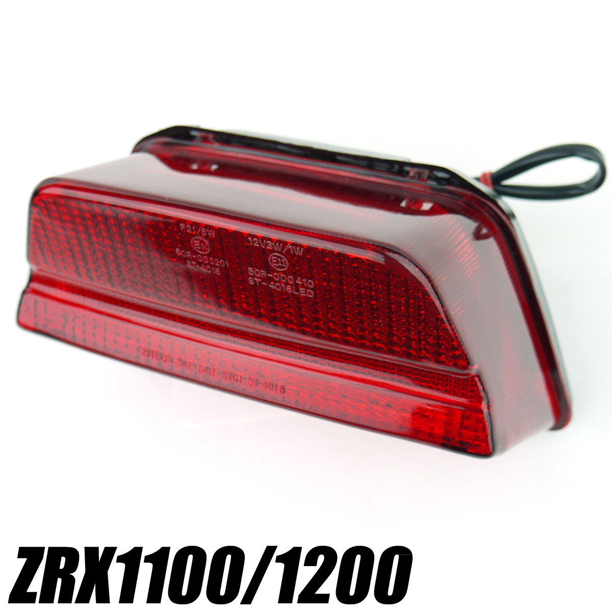 ZRX1100/1200用 LEDテールランプレッドレンズ 車検対応ポン付けLEDテール拍卖
