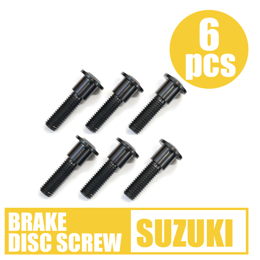64チタン合金製 ブレーキディスクボルト スズキ用 M8×33 6本 黒 ブラック GSX-R1000 750 600 GSX1400 イントルーダー1400 ハヤブサ等拍卖