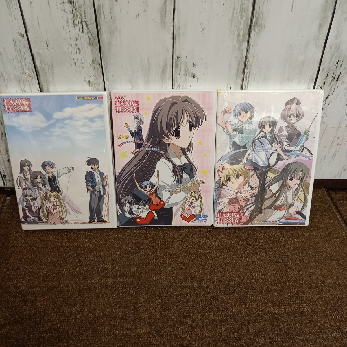 HAPPY☆LESSON PCゲーム/soundtrackCD/THE TV DVD1巻 まとめて拍卖