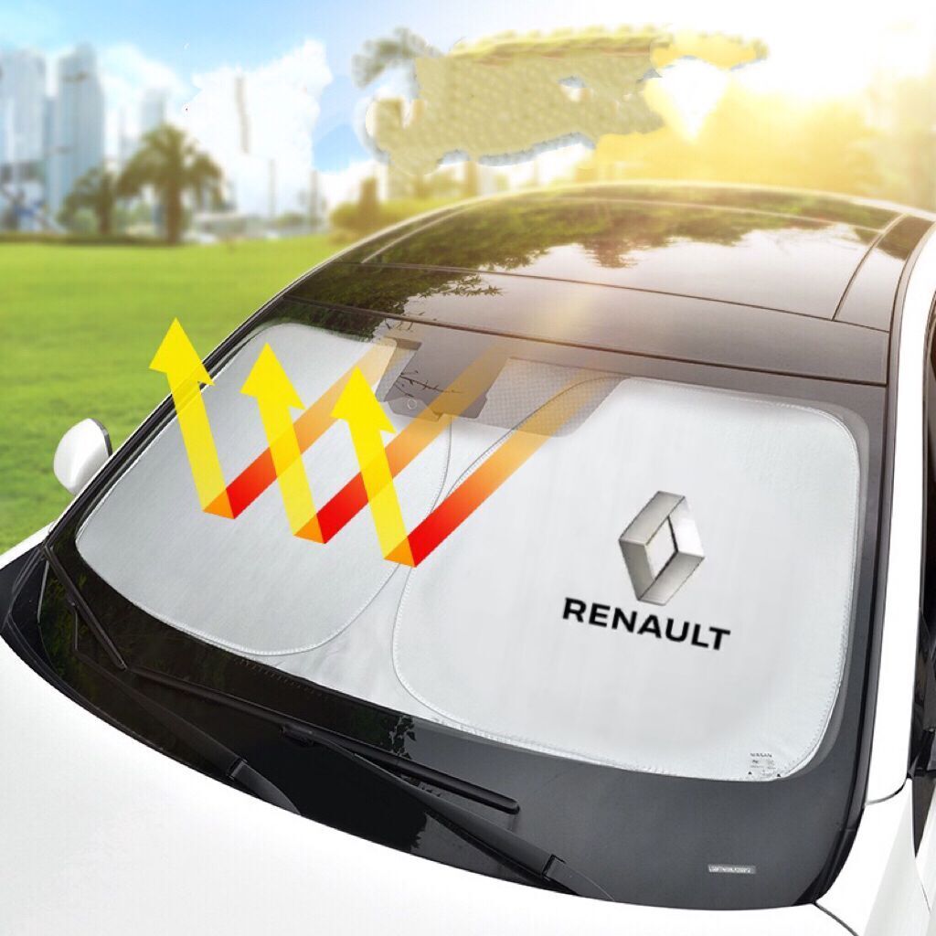 ★激レア★ルノー ロゴ フロントサンシェード 車用サンシェード 日よけ フロントカバー ガラスカバー★折りたたみ式★収納袋付★拍卖