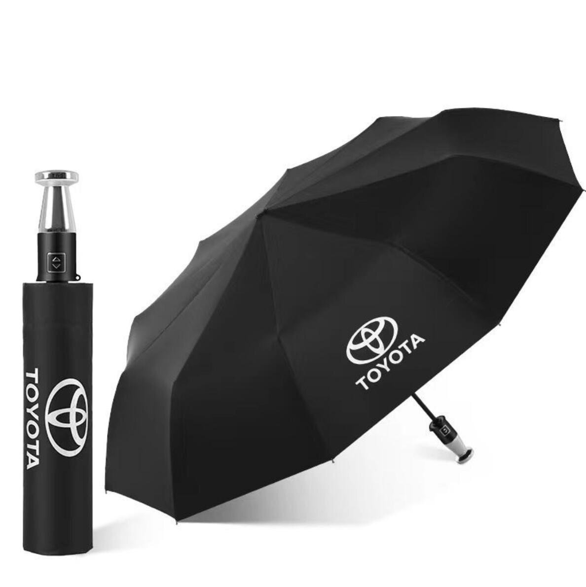 ★新品★トヨタ★晴雨兼用 折りたたみ特大強化厚傘 傘 アンブレラ 日傘 全自動リバースカー拍卖