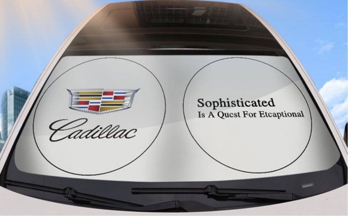 ◆新品◆キャデラック ロゴ フロントサンシェード 車用サンシェード 日よけ フロントカバー ガラスカバー◆折りたたみ式◆収納袋付◆拍卖
