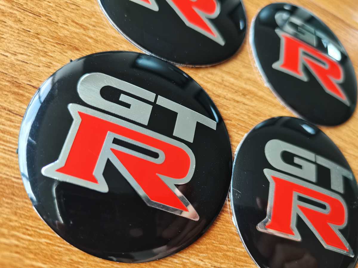 ★最新のデザイン★日産 ニッサン Nissan用 ホイール キャップシール ★ 約直径56.5mm ★4個セット★拍卖