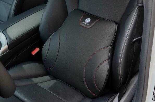 フォルクスワーゲン 腰 クッション 背もたれクッション 本革 腰椎サポート ランバーサポート 1個 腰枕 腰当てクッション 低反発 通気性 拍卖