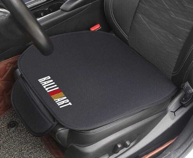 ★新品★三菱 RALLI ART用 車用 シートカバーセット 前座席用2枚 座布団滑り止め シートクッション 座面クッション 通気性素材拍卖