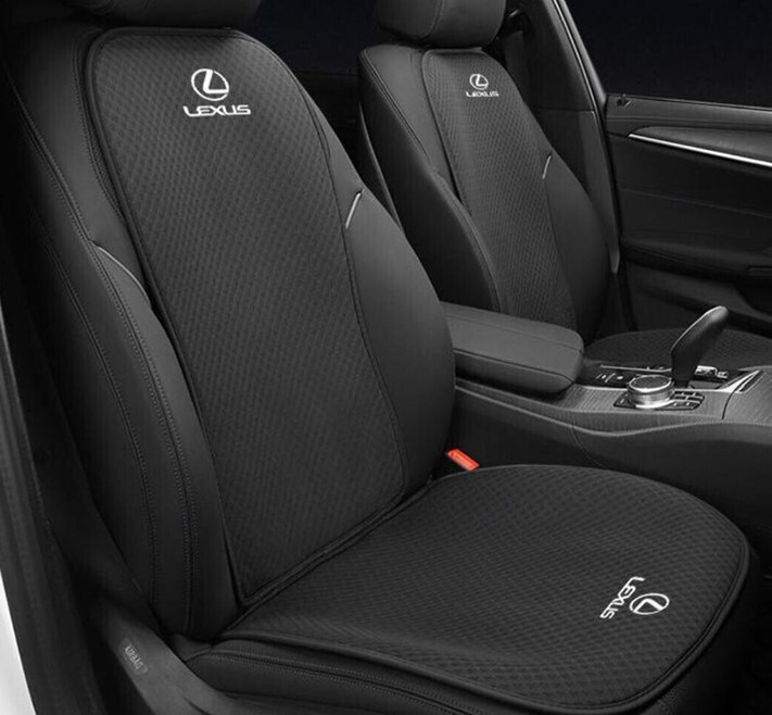 レクサス 高級 シートカバー 椅子カバーマット レーヨン生地 シートクッション 前座席用座布団1枚+座席の背もたれ1枚 【美品】四季適用拍卖