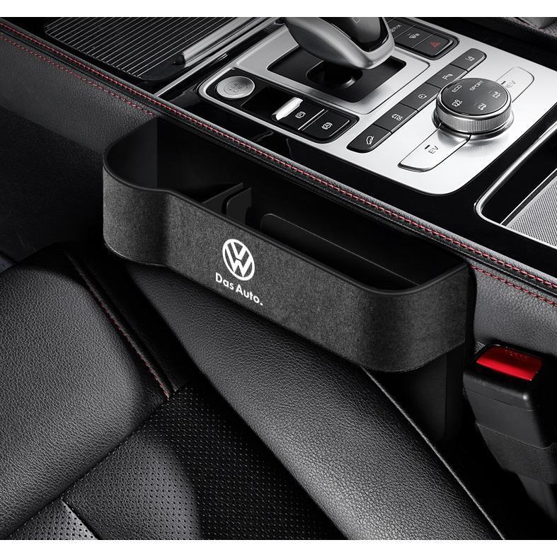 フォルクスワーゲン 車シートサイドポケット収納ギャップ 収納ボックス 2個入り シートポケット 差し込みタイプ 車隙間収納 スエード素材拍卖