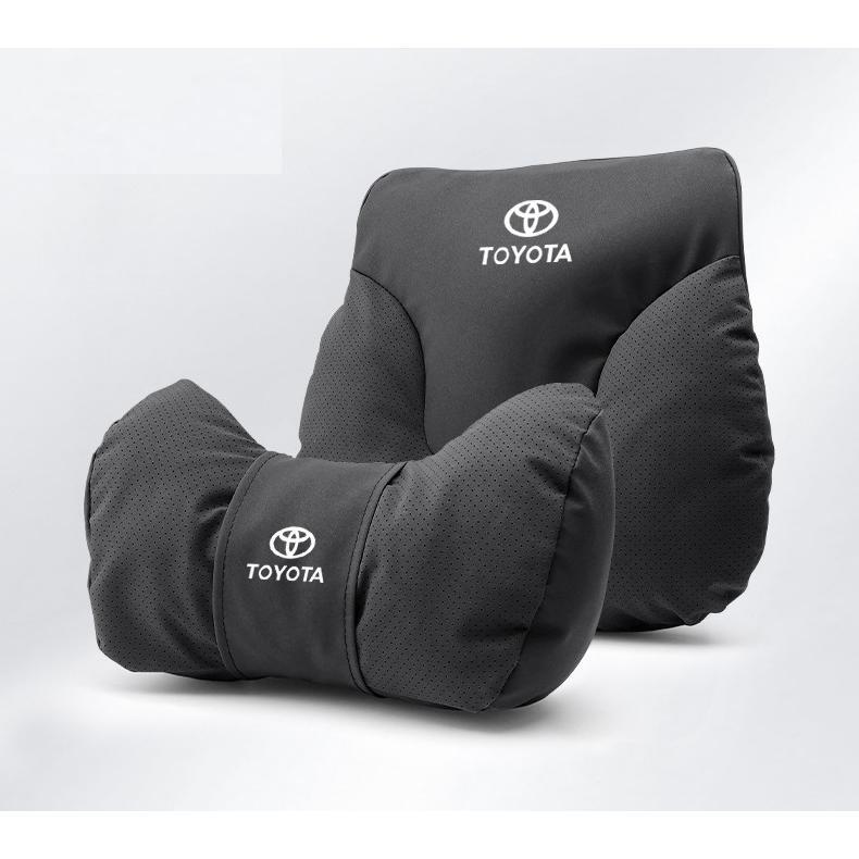 トヨタ TOYOTA ネックパッド 腰クッション 車用 背もたれクッション ネックピロー ヘッドレスト 背当て 通気性 疲労防止 ★5色選択★拍卖