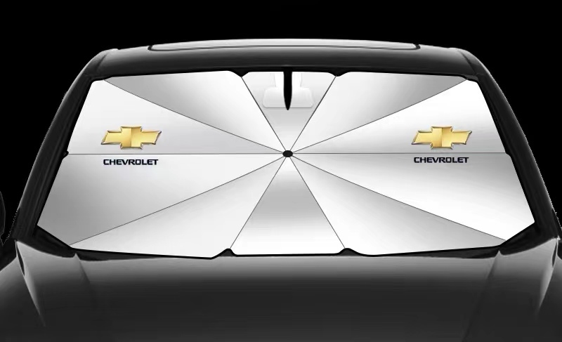 シボレー CHEVROLET 傘型 サンシェード 車用サンシェード 遮光 日よけ ガラスカバー フロントガラス 折り畳み式 紫外線対策 遮熱拍卖