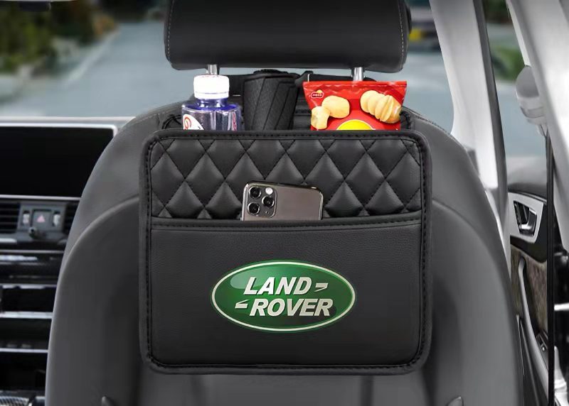ランドローバー LAND ROVER シートバックポケット ヘッドレスト 収納 小物入 汎用 車用 RANGE ROVER EVOQUE 2個セット拍卖
