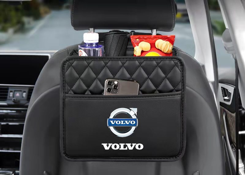 ボルボ Volvo シートバックポケット ヘッドレスト 収納 小物入 アームレスト S60/V60/V70/V40/V90/XC40/XC60/クロスカントリー 2個セット拍卖