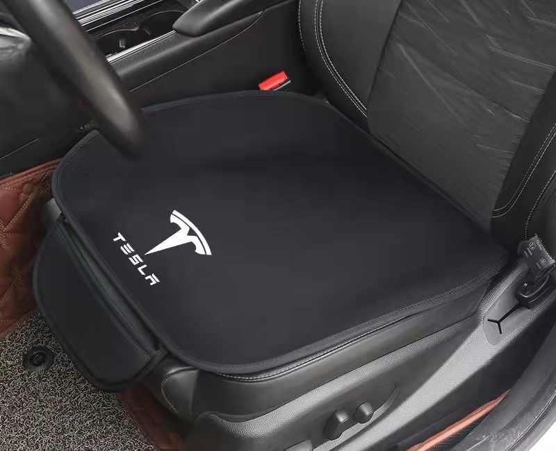 新作 テスラ TESLA 用 シートカバーセット 前座席用2枚 座布団滑り止め シートクッション 座面クッション 通気性抜群 車内おしゃれアップ拍卖