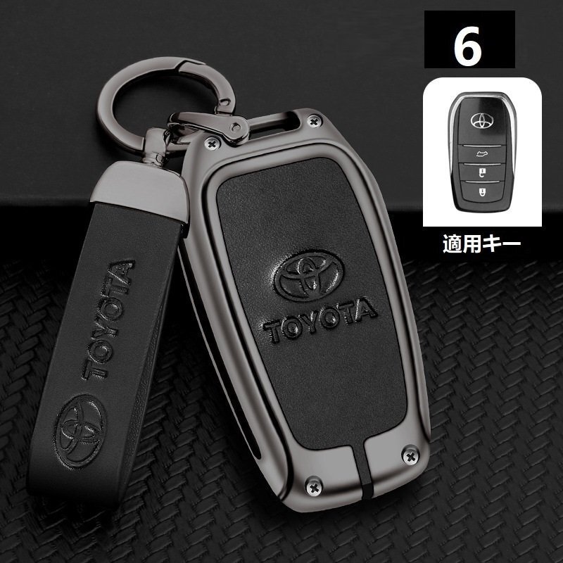 トヨタ スマートキーケース キーカバー TPU キーホルダー 車専用 傷 防止 鍵を保護 深錆色/ブラック ☆1-6番拍卖