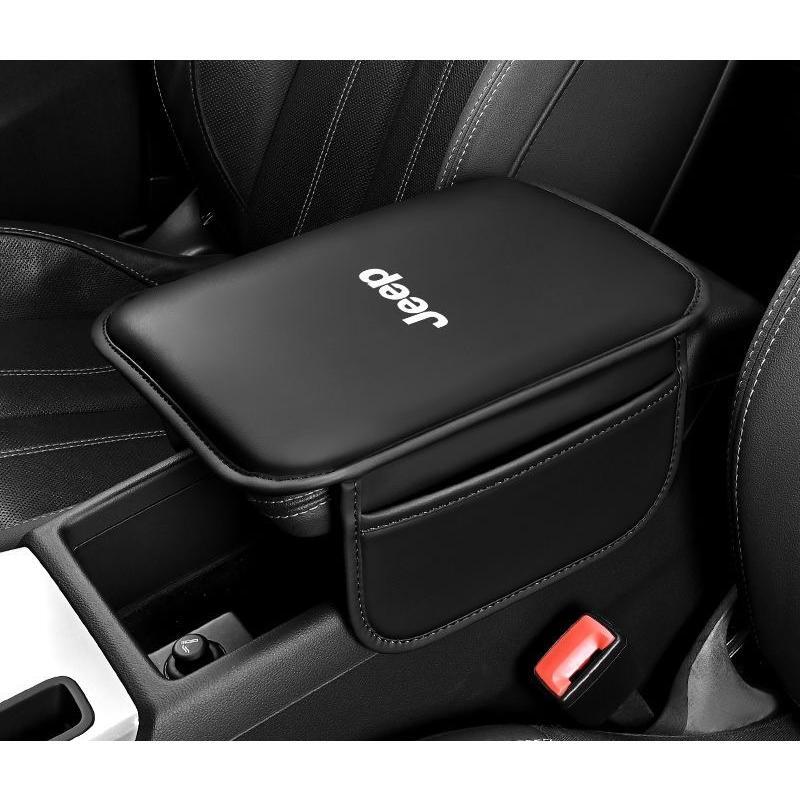 ジープ JEEP 車用アームレストカバー 収納袋付き 肘置きカバー アームクッション センターコンソール ポケット 車肘置き 車用小物入れ収納拍卖