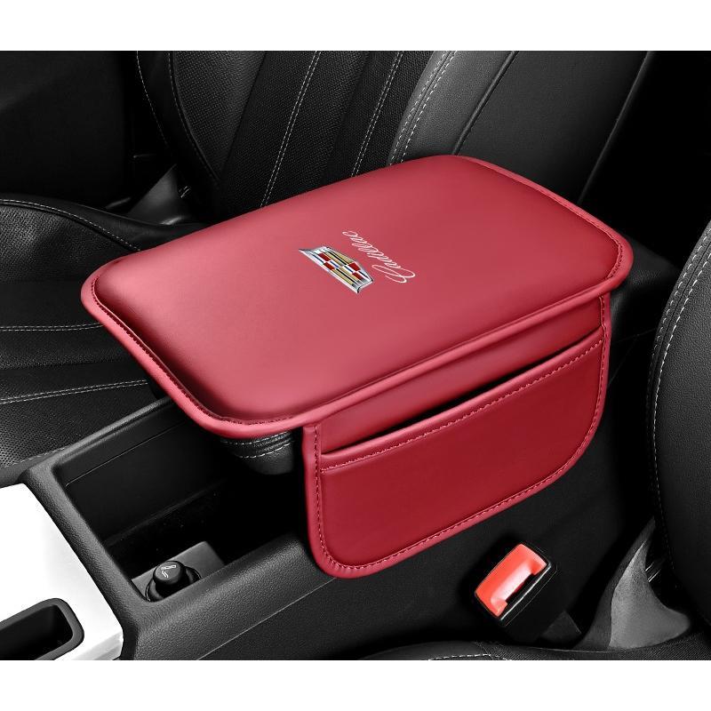 キャデラック Cadillac車用アームレストカバー 収納袋付き 肘置きカバー アームクッション センターコンソール ポケット 車用小物入れ収納拍卖
