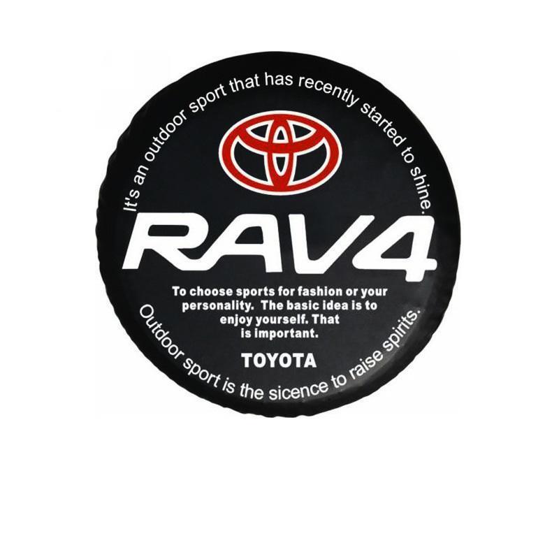 トヨタ 車用スペアタイヤカバー ブラック 防水防塵保護カバー 15インチ 16インチ 17インチ 耐用 PVC 収納バッグソフトケースプロテクター拍卖