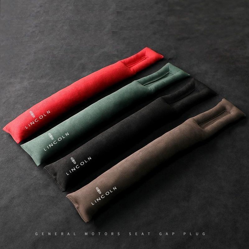 リンカーン Lincoln シートコンソール サイドクッション 車用 隙間クッション 2本セット 小物落下防止 スエード素材 シートクッション拍卖