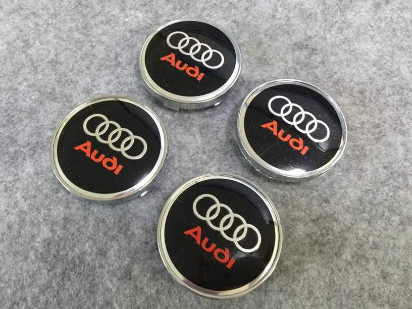 AUDI アウディ ホイール センターキャップ 保護 カー★自動車用 防塵 4個セット 外径60mm ハブキャップ拍卖