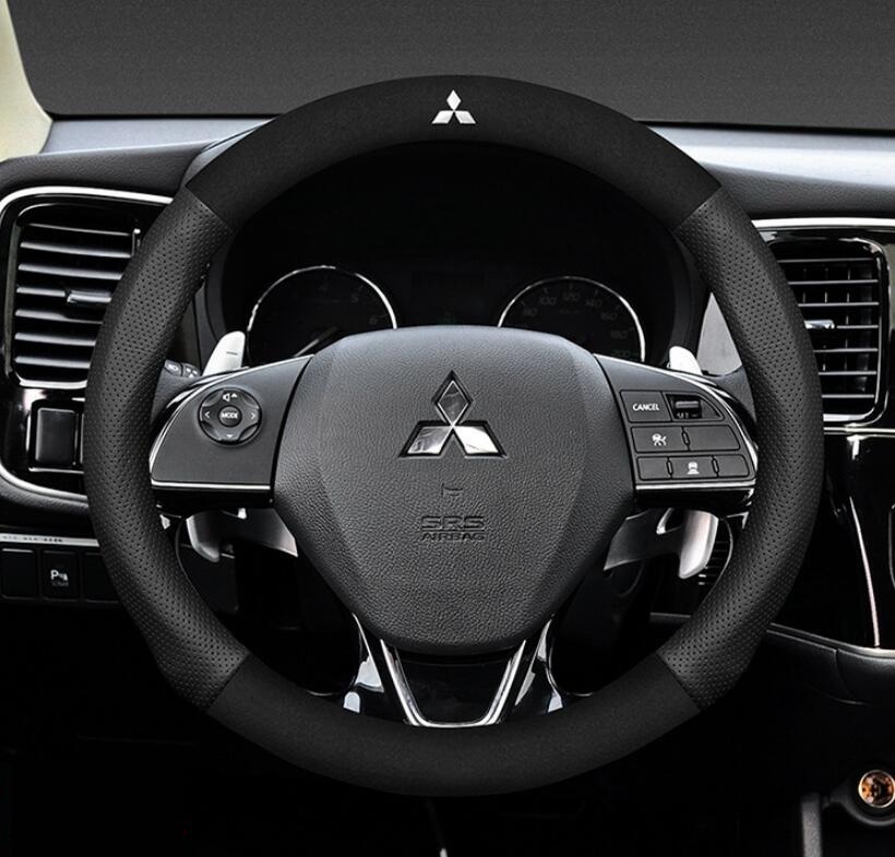 ★激レア★三菱 Mitsubishi★ハンドルカバー★高級革★ステアリングカバー★運動型★拍卖