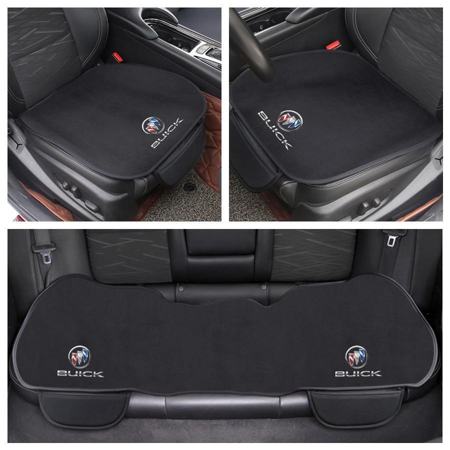 ◆ビュイック BUICK◆車用 シートクッション シートカバー 前座席用2枚+後部座席用1枚 フランネルの表面 滑り止め 座布団 低反発拍卖