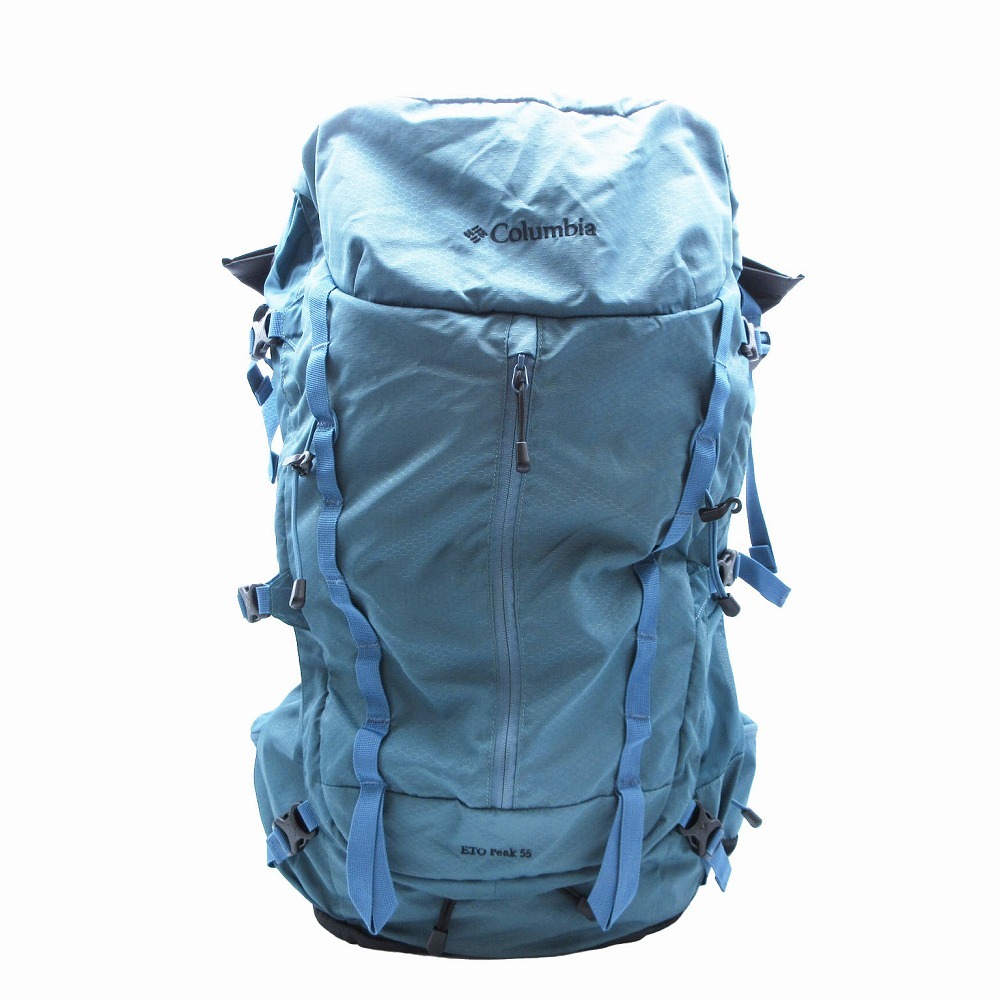コロンビア Columbia ETO PEAK 55L BACKPACK バックパックイーティーオーピーク PU8172 登山 バッグ 青系 メンズ レディース 【中古】拍卖