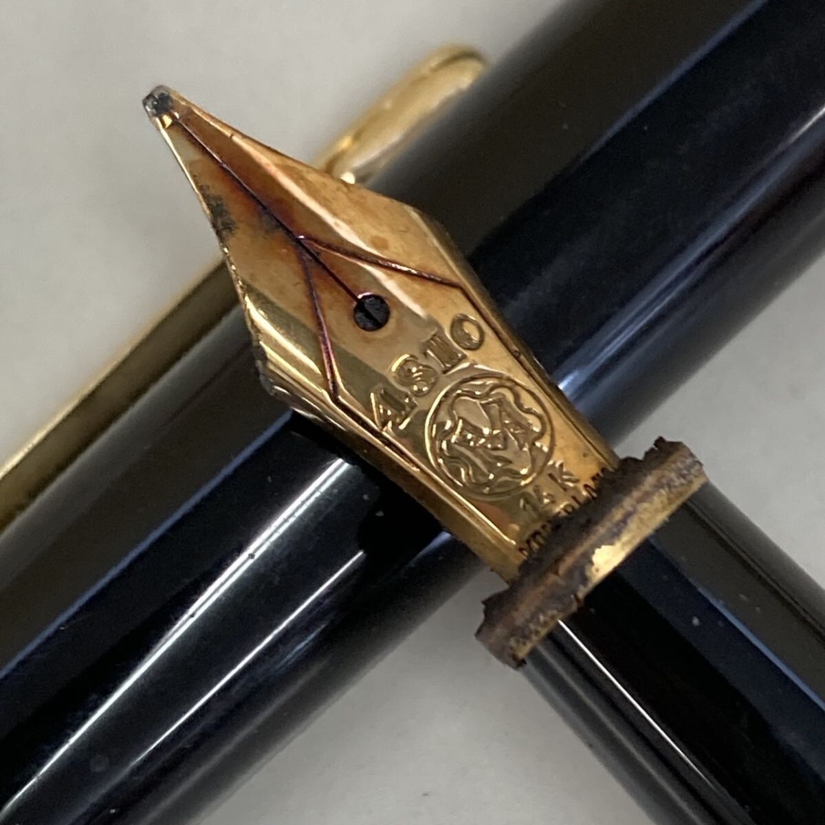 E348-T27-863 ◎ MONTBLANC モンブラン マイスターシュテュック No.146 万年筆 ペン先 14K 文具 文房具 筆記用具 事務用品 ビジネス用品 TE拍卖