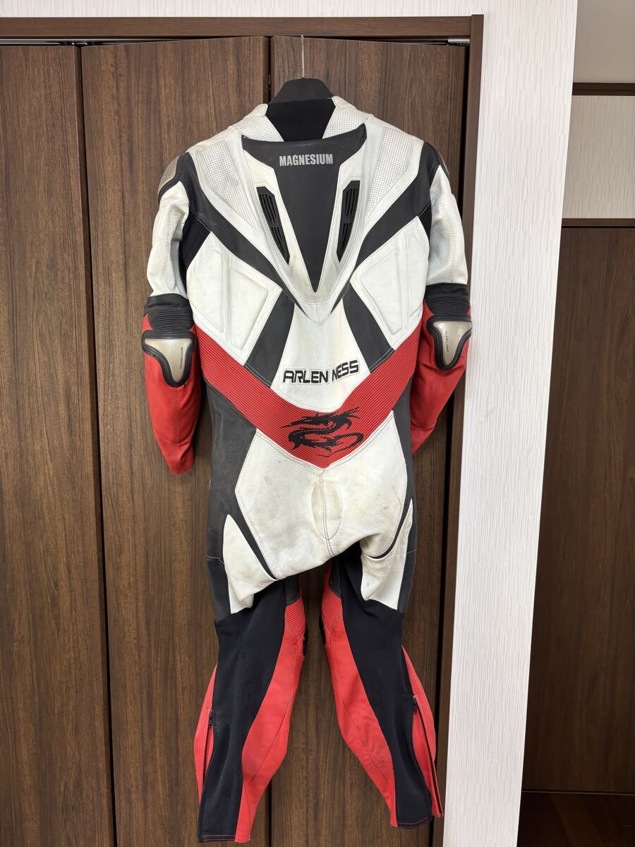 アレンネス 革ツナギ レーシングスーツ サイズ54(XL程度)拍卖