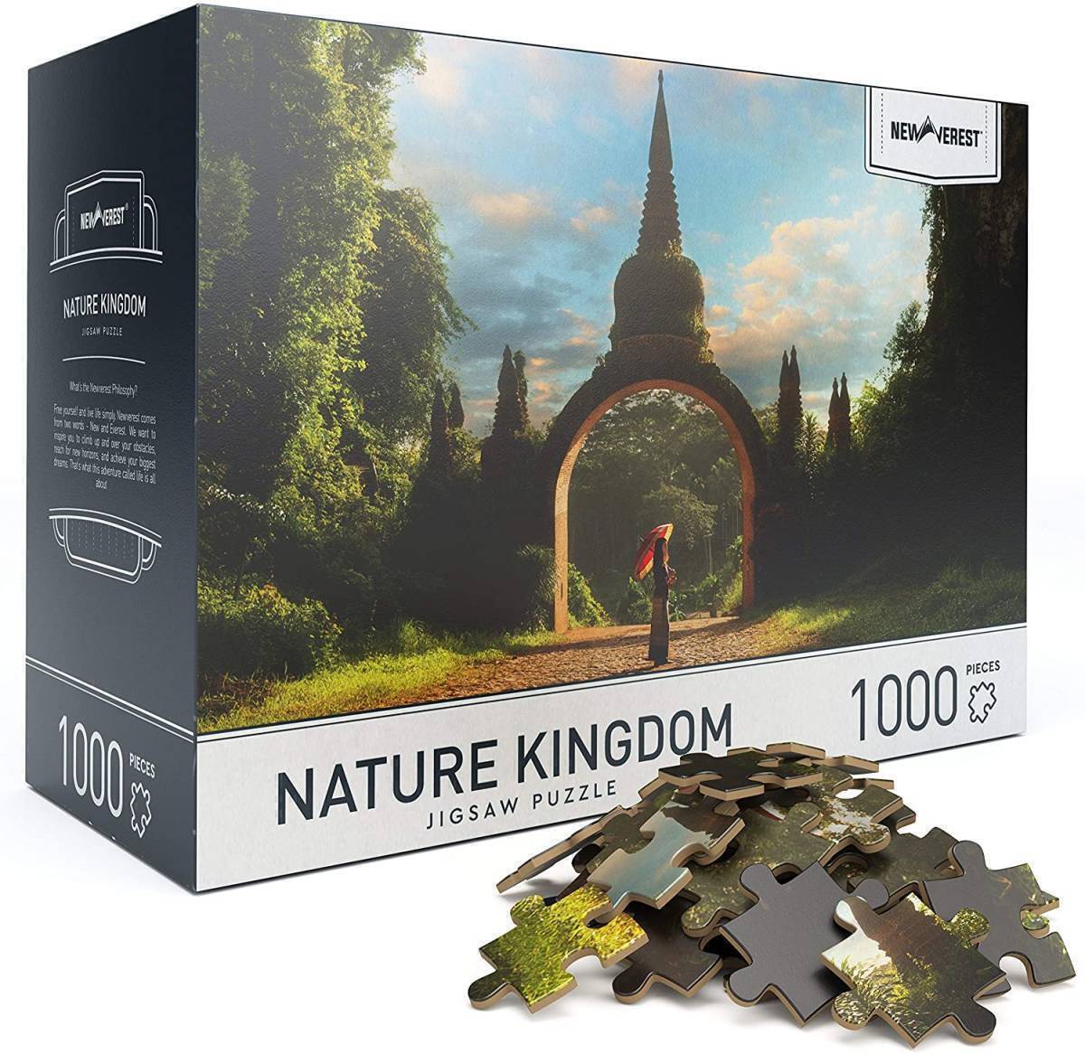 送料無料 ジグソーパズル 1000ピース 27.5×19.7 クリスマス プレゼント 新品 ナチュラルキングダム NATURE KINGDOM 誕生日 未開封 パズル拍卖