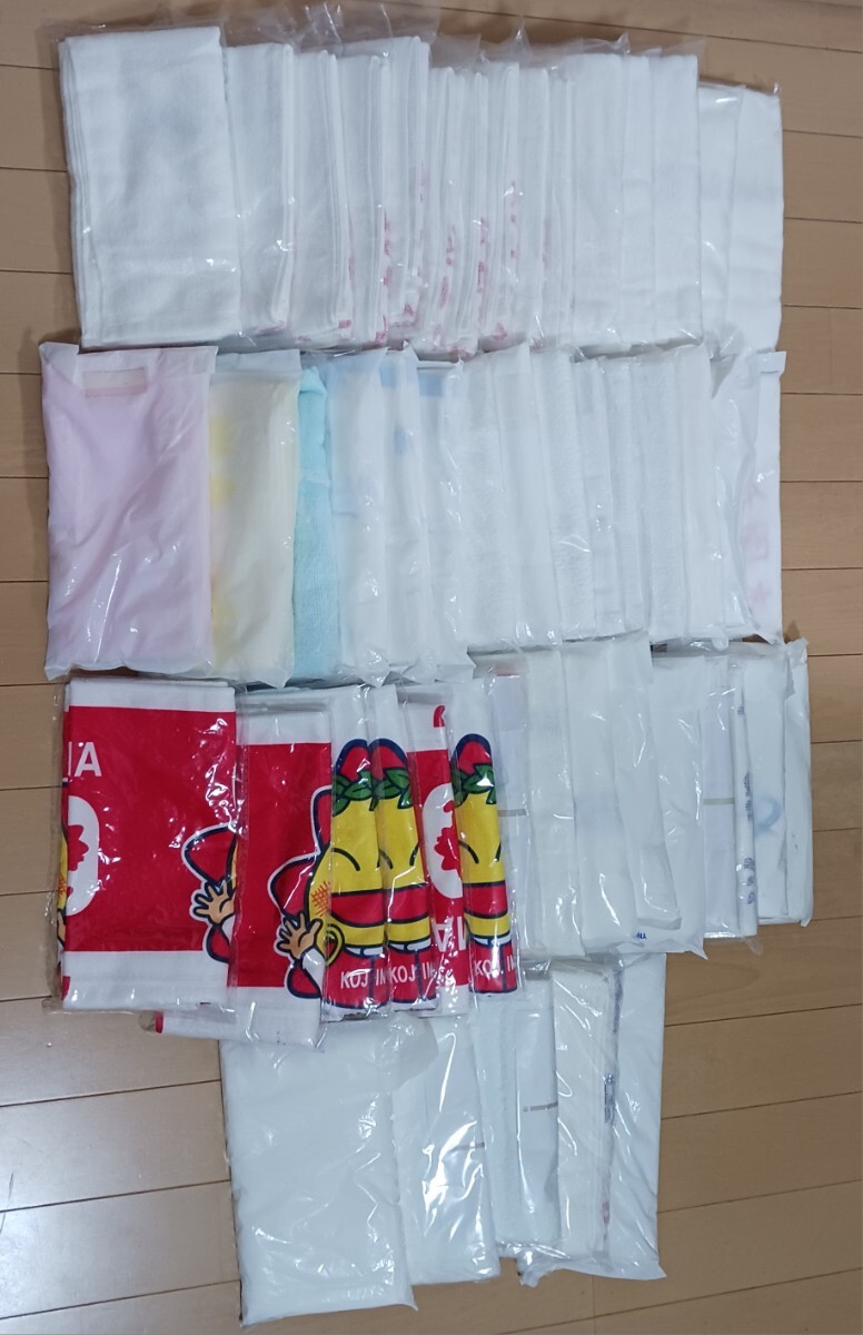 未使用 フェイスタオル 新品 粗品 まとめ売り 大量 タオル 50枚拍卖