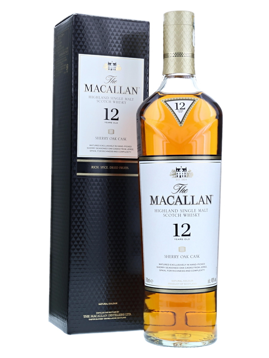 ザ マッカラン 12年 シェリーオークカスク 箱付 700ml 40% YS-MACALLAN12-B-BOX拍卖