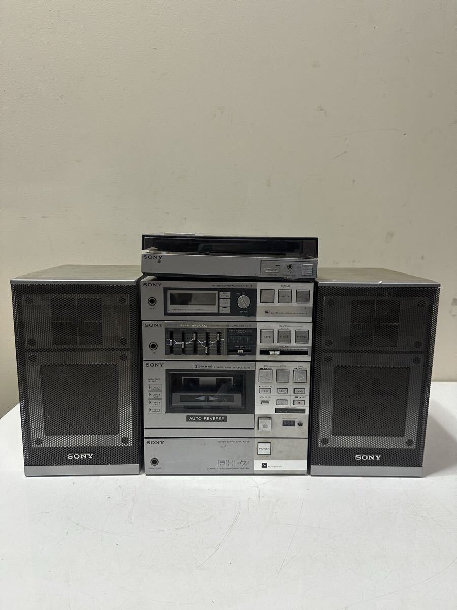 SONY コンポ ヘリコンポプレーヤー PS-Q7 ST-78 TA-78 TC-78 AC-78 FH-7 オーディオ機器 まとめて 現状 ジャンク拍卖