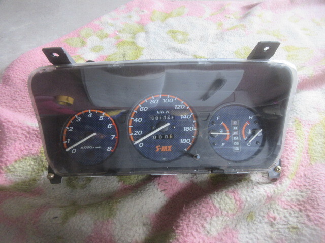 ★R7Y137 RH1 S-MX 純正スピードメーター 78100-S70-9400 修理やストック等に拍卖