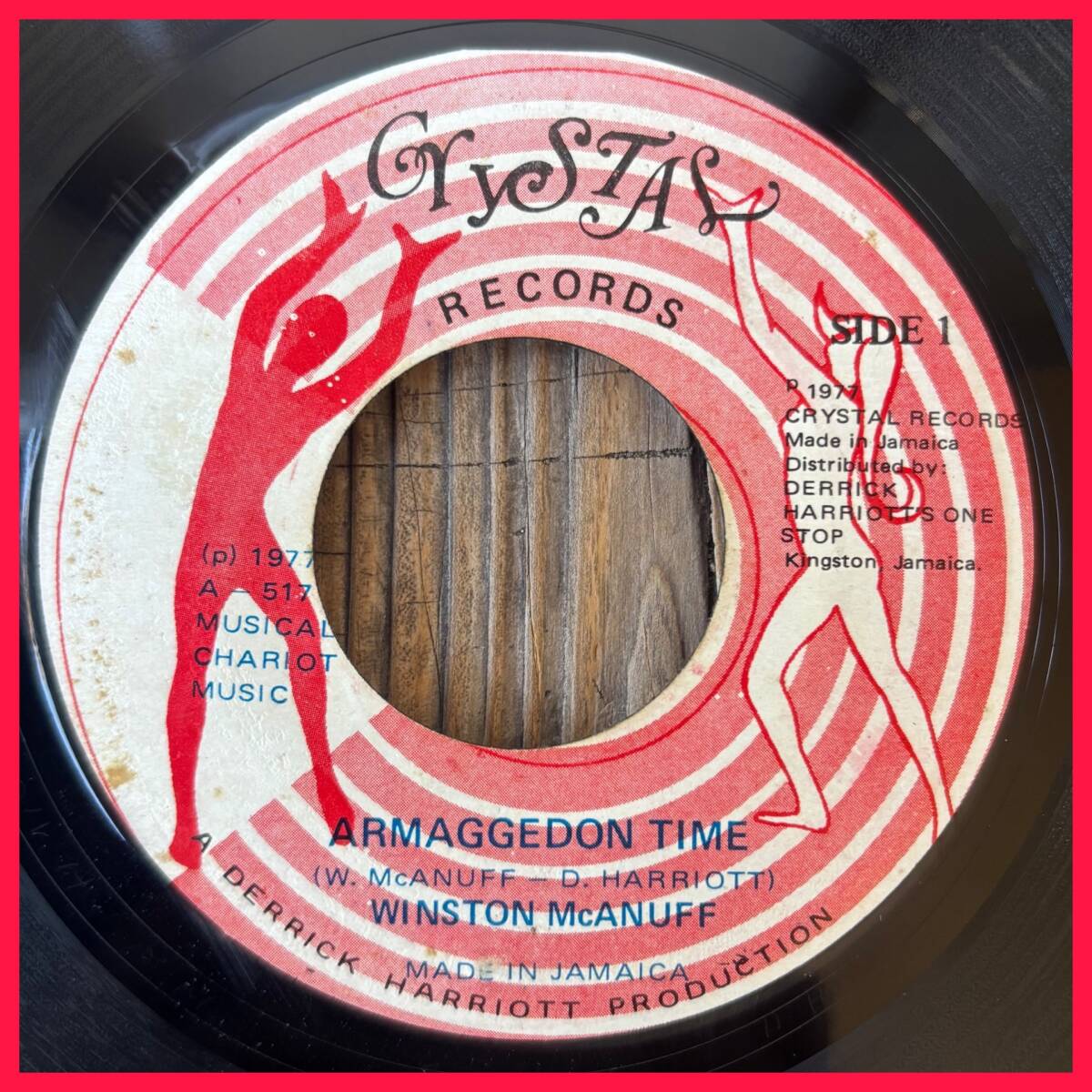 ★試聴!1977!ミリタント・ビートがカッコいい傑作ルーツ!【Winston McAnuff - Armaggedon Time】7inch Crystal Records (3) 517 JA拍卖