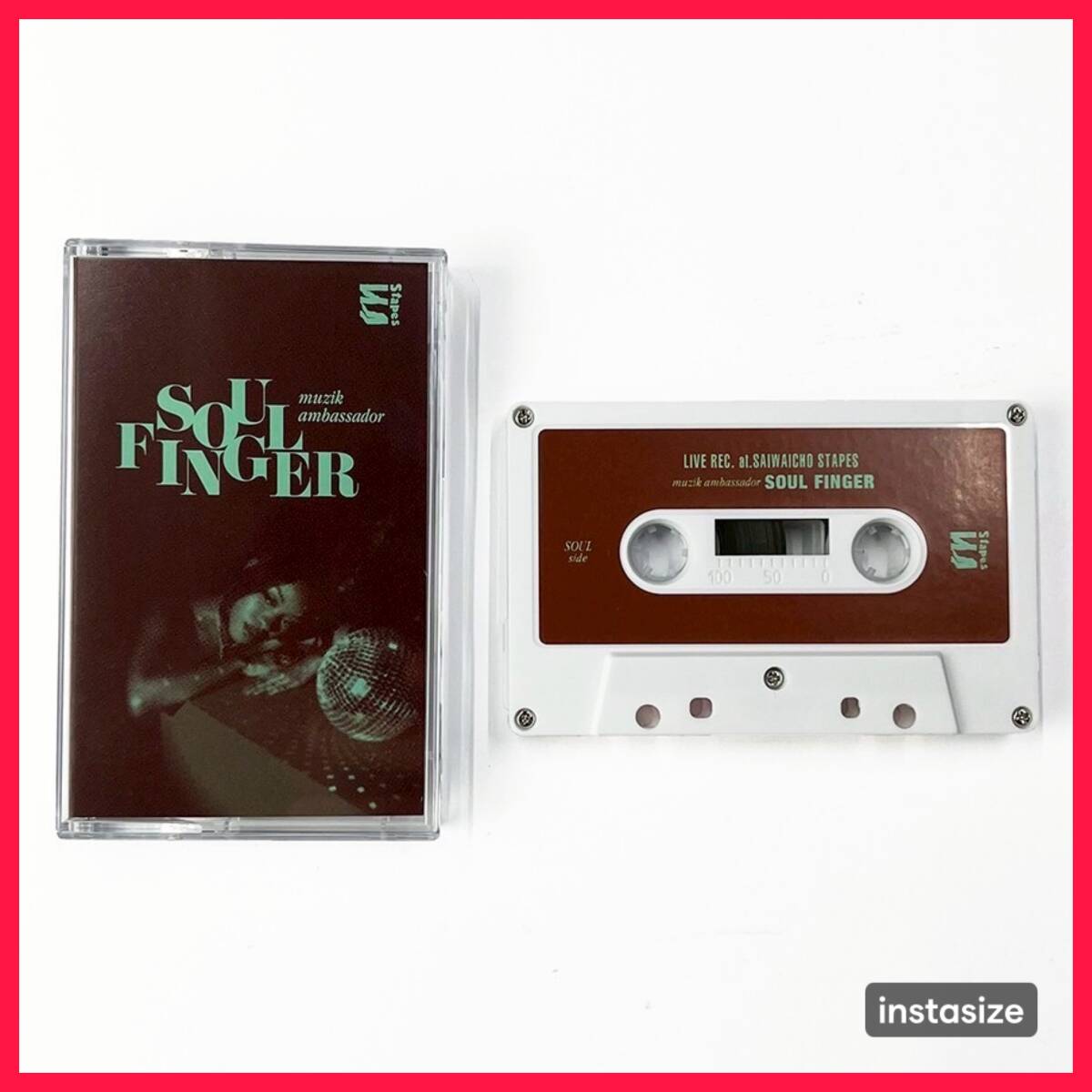 ★ダウンロード・コード付き!カセットテープ!!【muzik ambassador SOUL FINGER Live Rec】Stapes拍卖