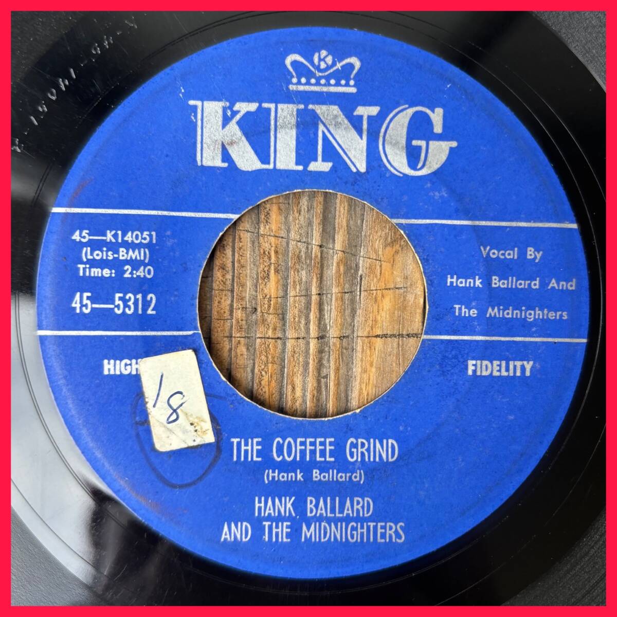 ★試聴!1960!Black Rock And Roll名作【Hank Ballard & The Midnighters - The Coffee Grind / Waiting】7inch King Records 45-5312 US拍卖