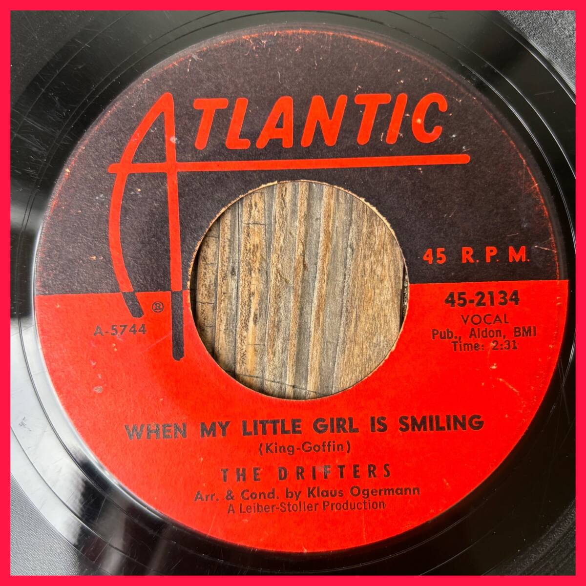 ★試聴!JAMAICAN SOUL!両面reggae cover有り!【The Drifters/When My Little Girl Is Smiling/Mexican Divorce】7inch Atlantic 45-2134拍卖