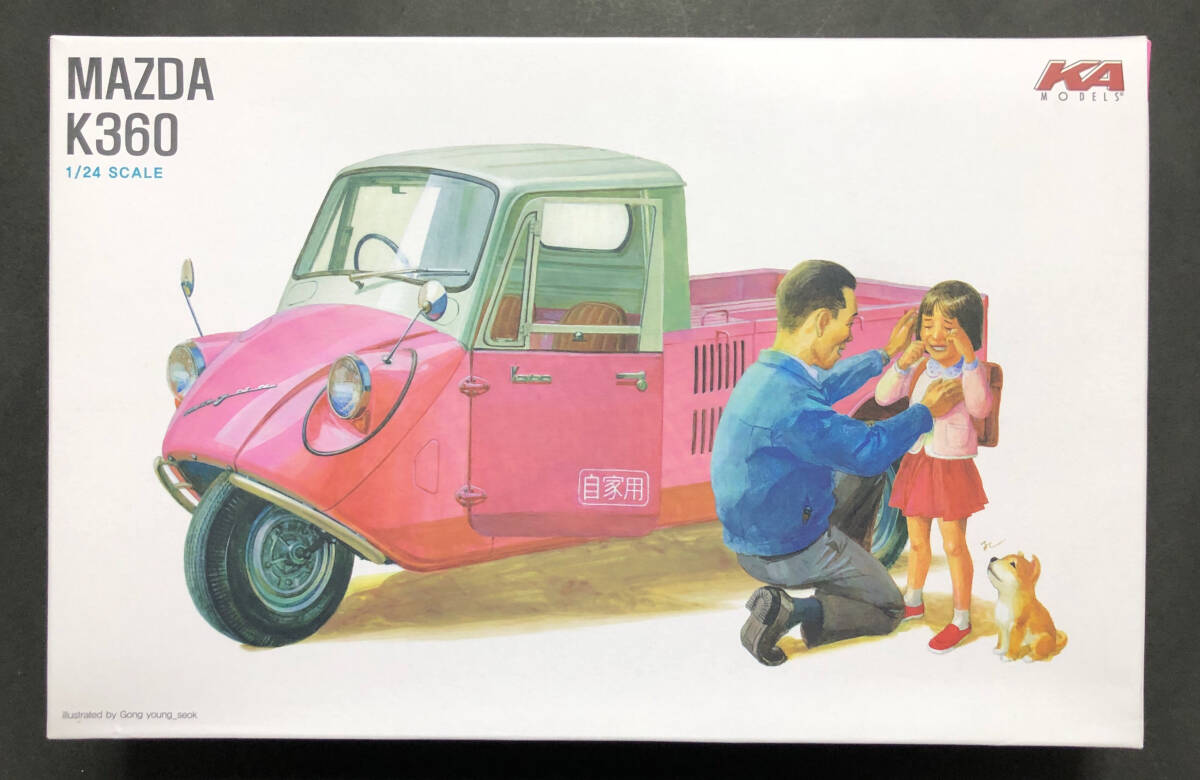 @中古絶版模型堂 KAモデル 1/24 マツダK360 MAZDA マツダ K360 KAMODELS 定形外送料660円拍卖