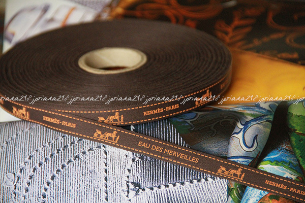 エルメス オーデメルヴェイユ リボン フレグランス限定 1m拍卖
