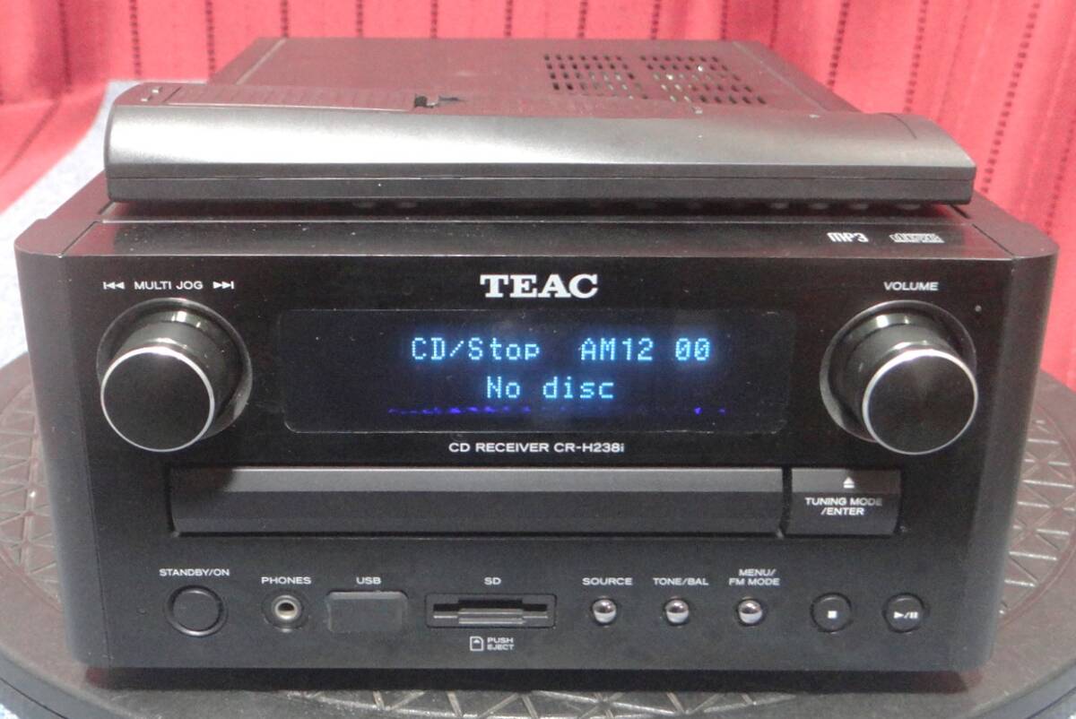 VT2354 TEAC CR-H238i CDレシーバー アンプ 通電確認済み拍卖