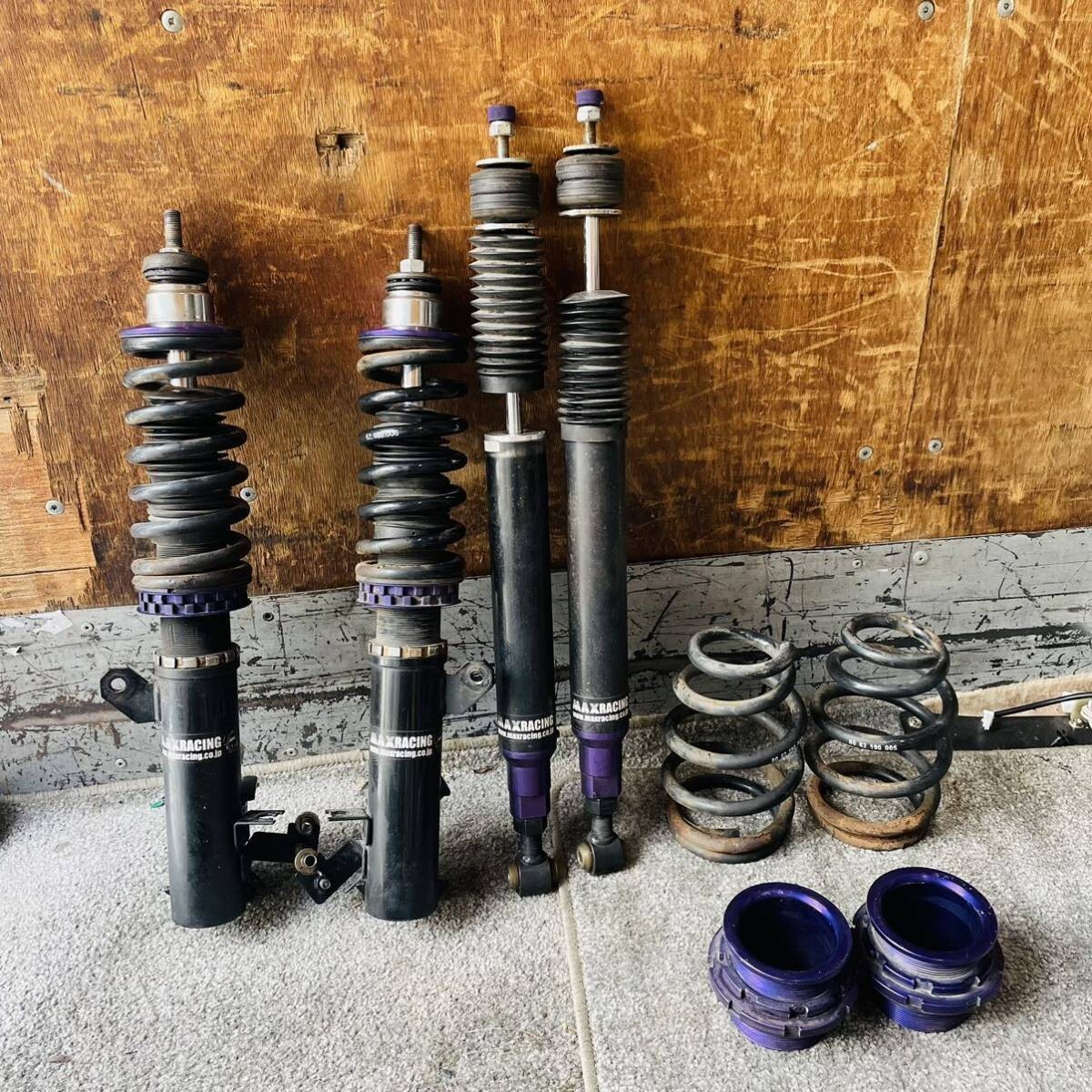 MAX RACING 【フィット】【GE6 GE8】車高調 サスペンション セット拍卖
