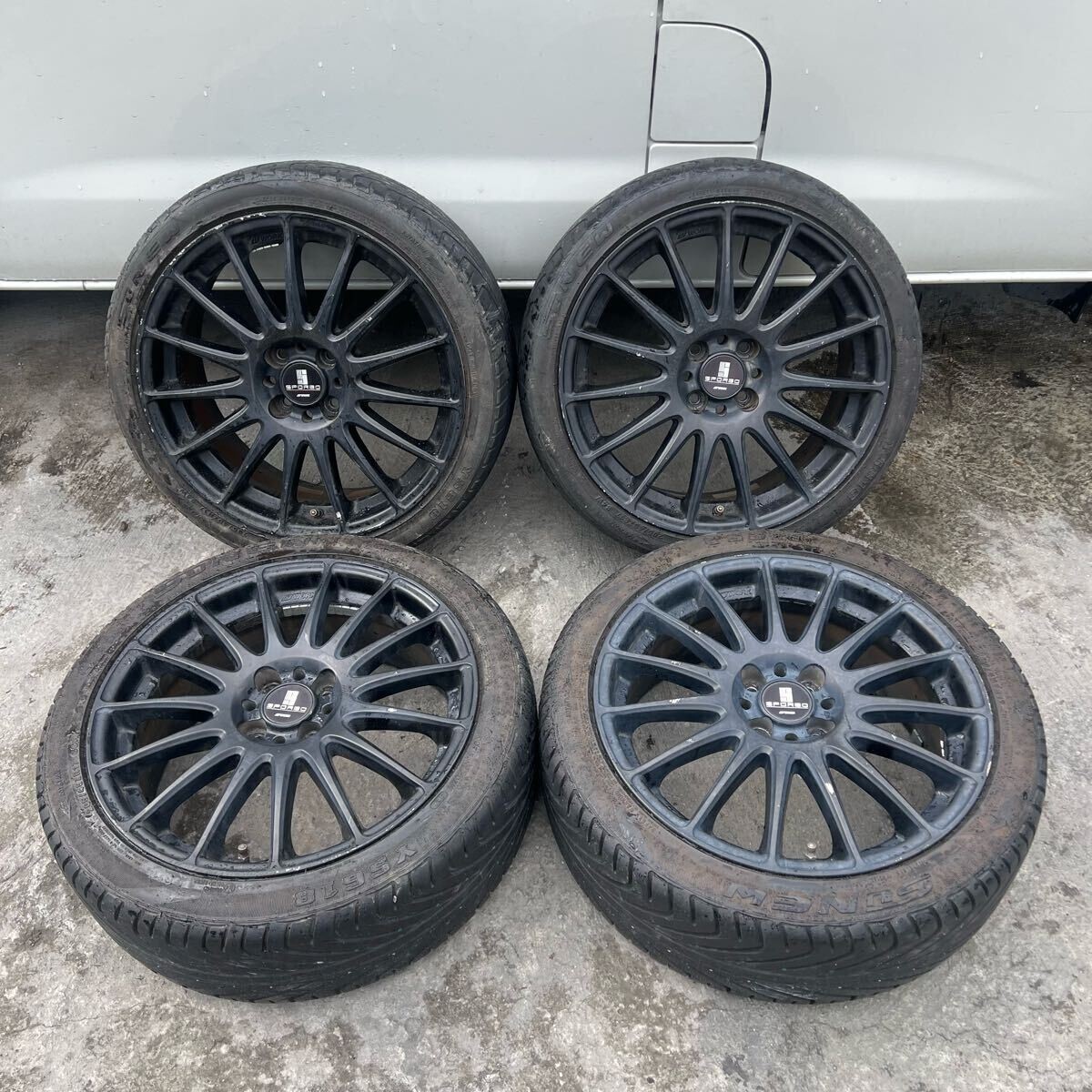 WORK SPORBD 【《205/40ZR17/205/45/ZR17》】PCD 4x100 17x7J SUNEW 2016年 4本セット WA29770拍卖