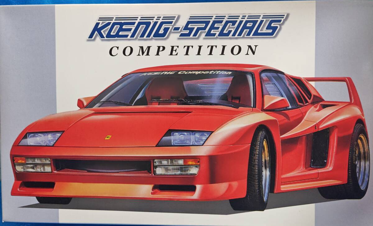 フジミ 1/24 フェラーリ ケーニッヒ スペシャル コンペディション エンジン付き 未開封 テスタロッサ f40 拍卖