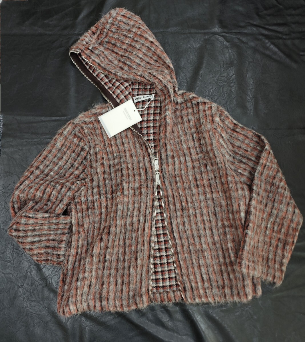 Our Legacy Boston Check フルジップ パーカー 48拍卖