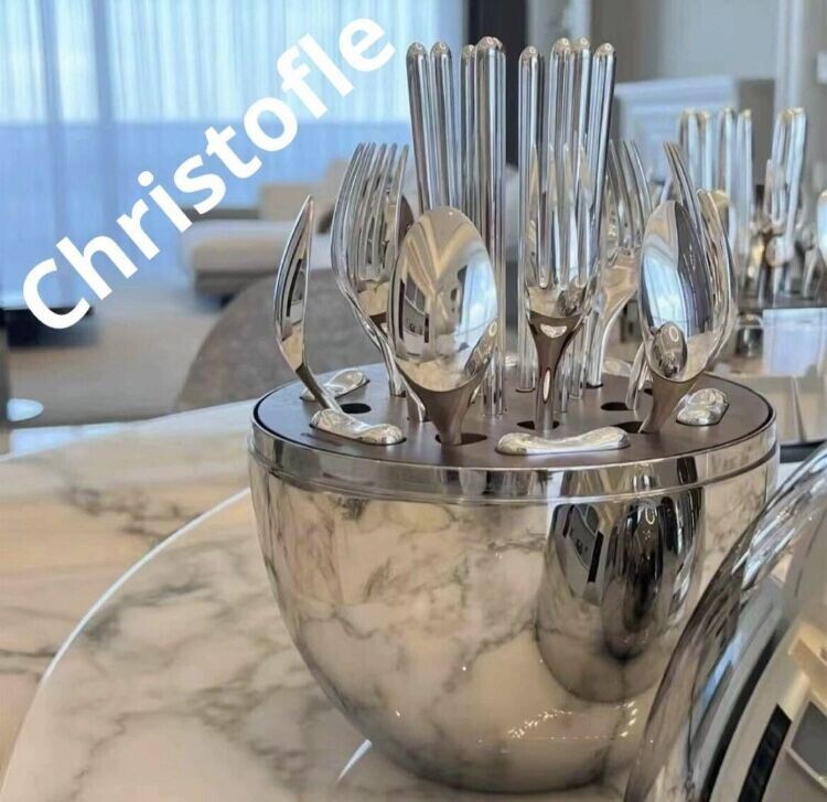 Christofle クリストフル Mood カトラリー24本セット ケース拍卖