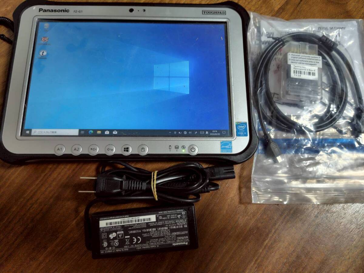 診断機 CONSULT Techstream 即使用可 日産 トヨタ 車両診断ソフト入り タブレットPC TOUGHPAD テックストリーム ECUフラッシュ付き拍卖