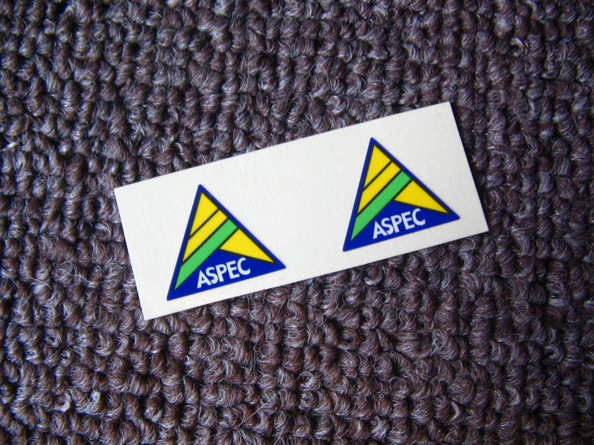 残り僅か・●ヨコハマ製/ 正規・ASPEC △ ミニステッカー ① /新品●拍卖