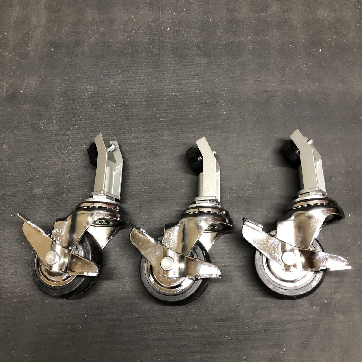 H3272 ユーエイ キャスター 3個セット 未使用品拍卖