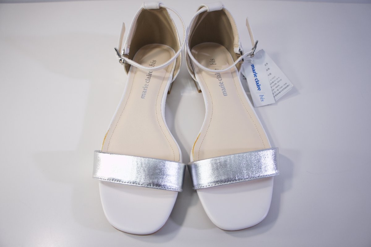 ☆374☆【未使用】 marie claire bis マリクレール ネックベルト フラット サンダル Sサイズ拍卖