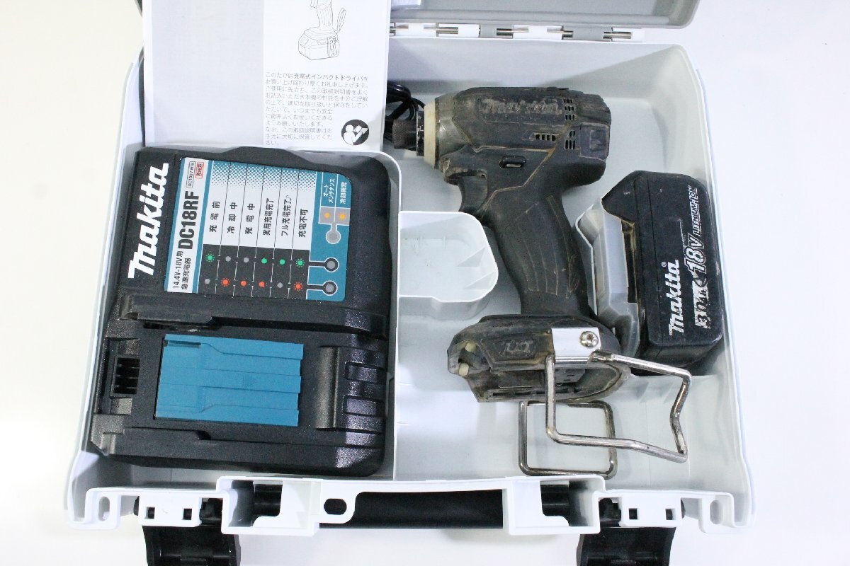 ☆895☆ makita マキタ 充電式 インパクトドライバ TD149D バッテリー 充電器拍卖