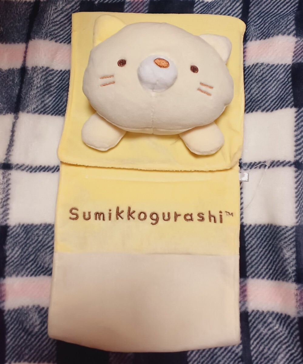 新品送料無料 すみっコぐらし ねこ トイレットペーパーホルダー カバー 拍卖